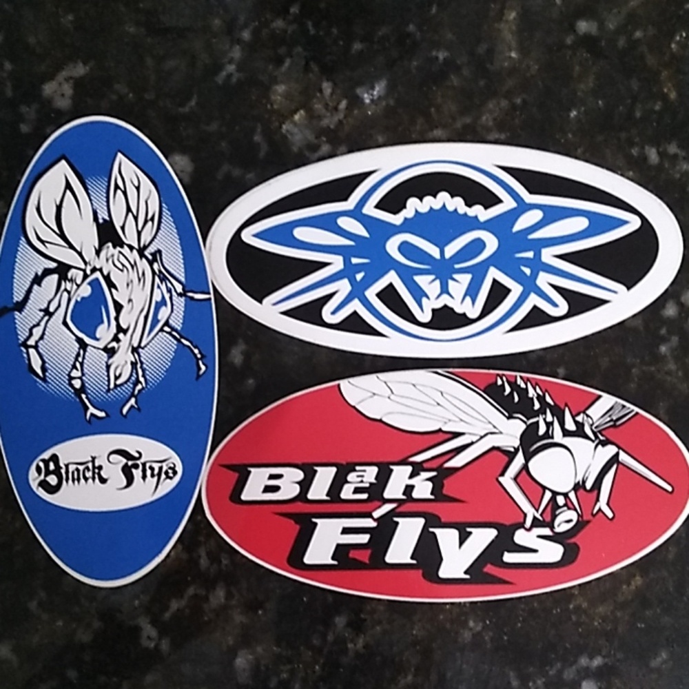 🦃🎄 4/$20 Black Flys decals
